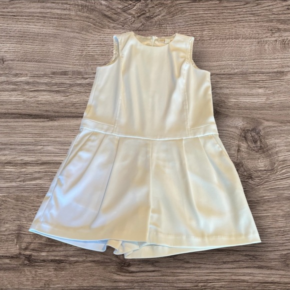 Michael Michael Kors White Sleeveless Shorts Romper Size 0 - Picture 1 of 8